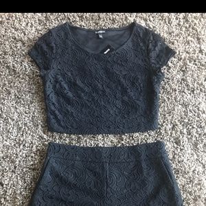 Express Black Lace Set